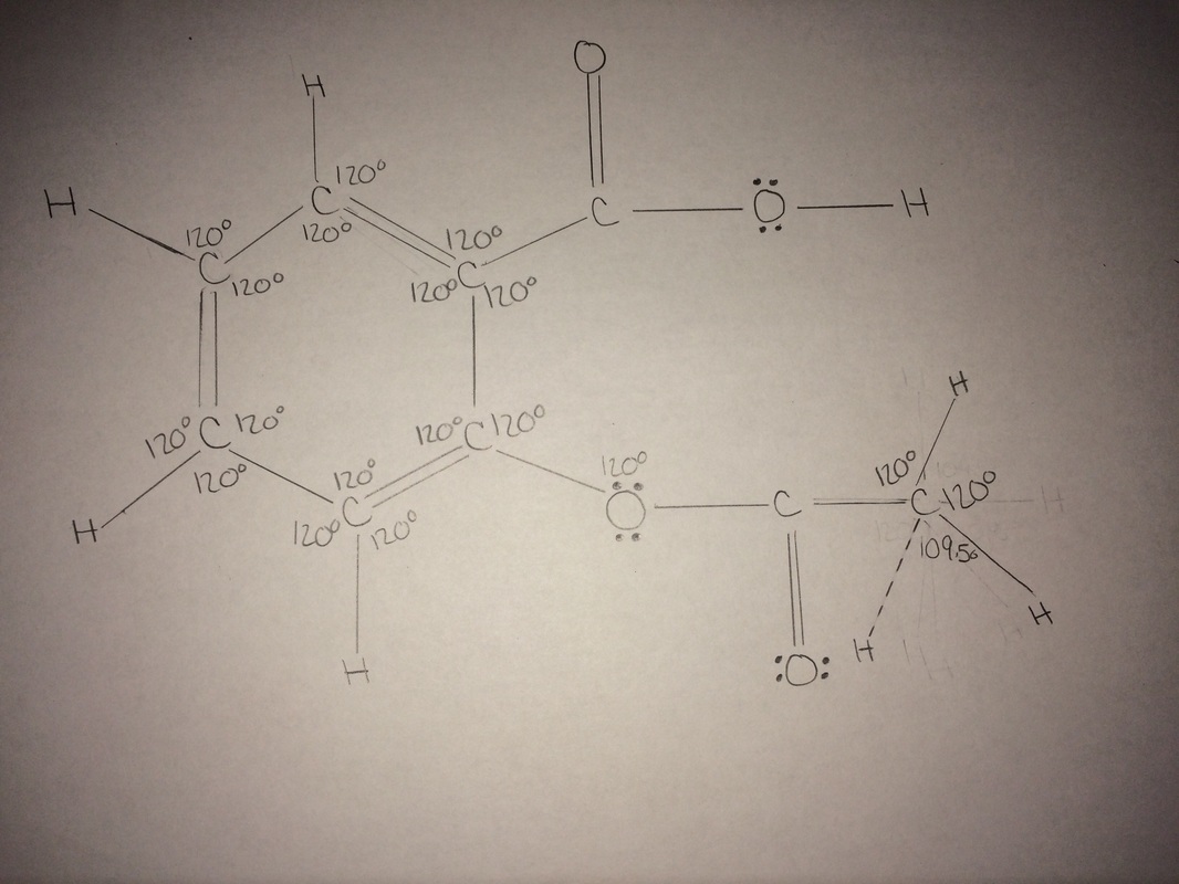 Lewis Structure - Aspirin